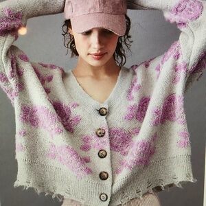 (Sold) NWT Anthropologie cardigan sweater, oversized, size S